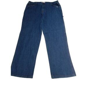 Duke Mens Classic Jeans Superior Quality Denim Blue Straight Leg Size 38 Large